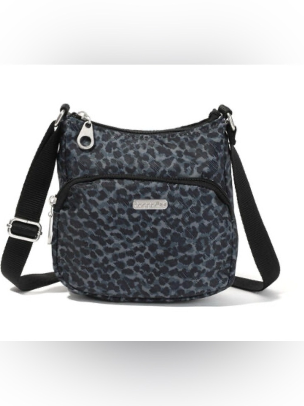 Bagalleni Joey Bagg Crossbody Bag NWT in Black / Charcoal Cheetah